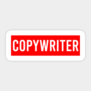 Copywriter Sticker